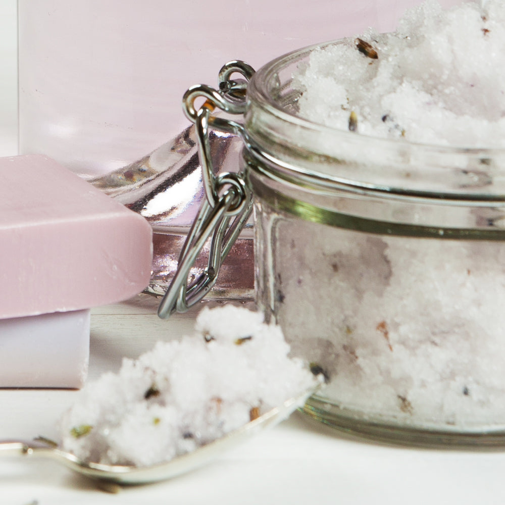 DIY Lavender Coconut Face Scrub