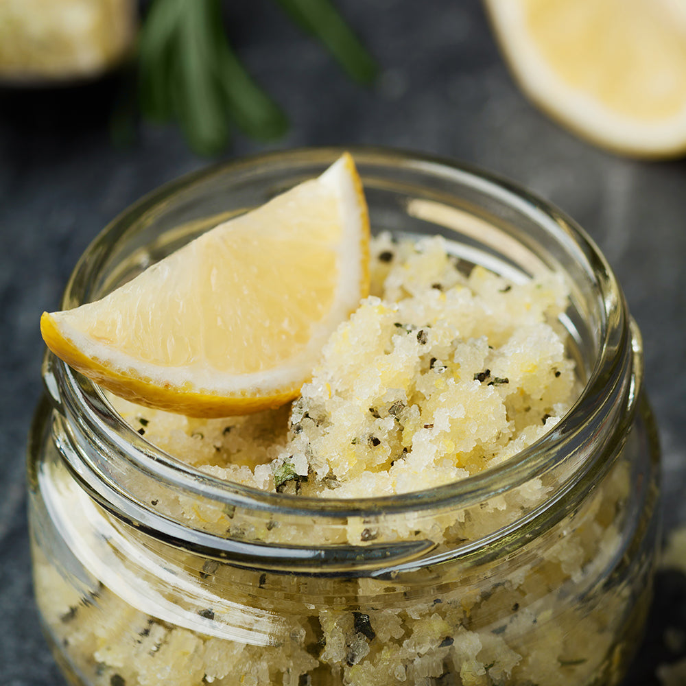 Lemon Rosemary Body Scrub