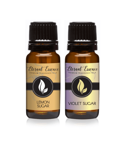 Pair (2) - Lemon Sugar & Violet Sugar - Premium Fragrance Oil Pair - 10ML