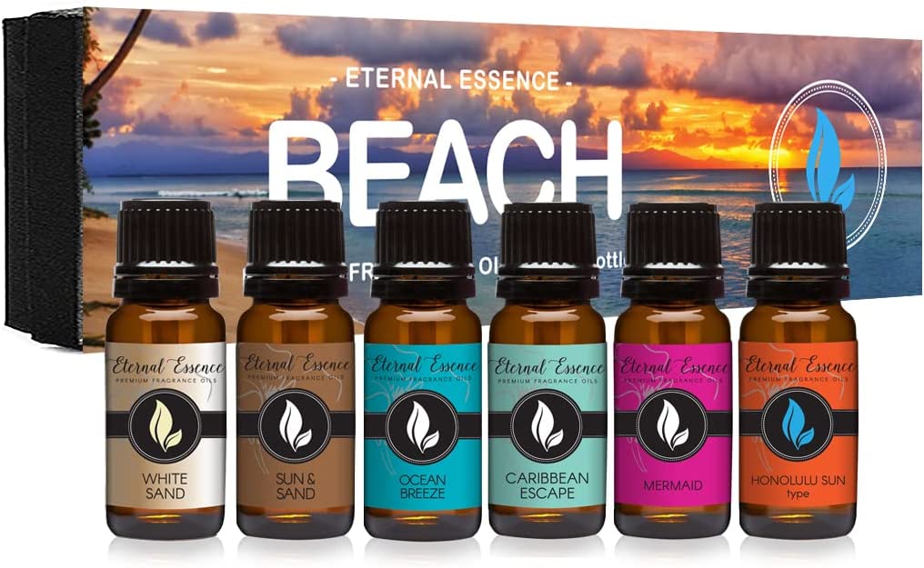 Beach Set of 6 Fragrance Oils 10ml