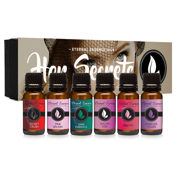 Tea House - Gift Set Of 6 All Natural Fragrance Oils